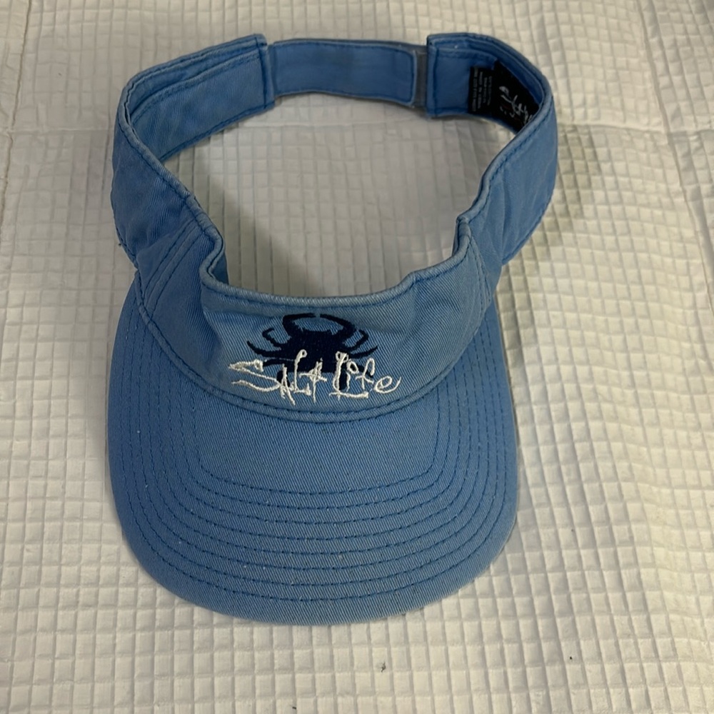 Salt Life light blue visor